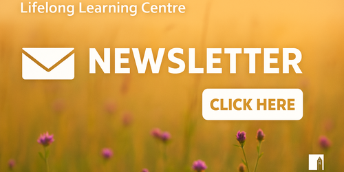 Banner for the Lifelong Learning Centre newsletter