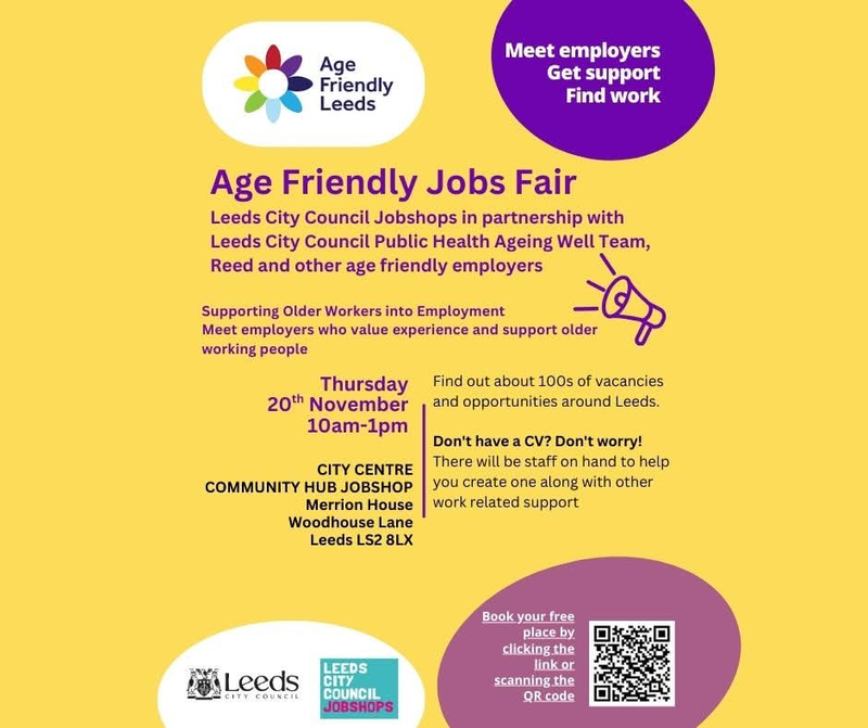 Banner for Age Friendly Jobs Fair
